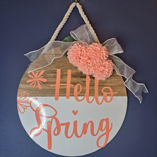 Hello Spring in Peach
